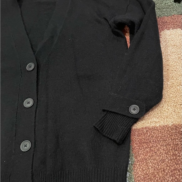 Black Cashmere Cardigan - Picture 2 of 6